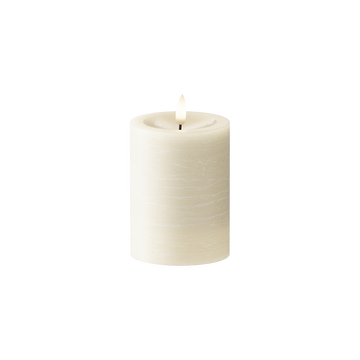 LEDs Vela pilar Ø 7,5 x 10 cm Creme