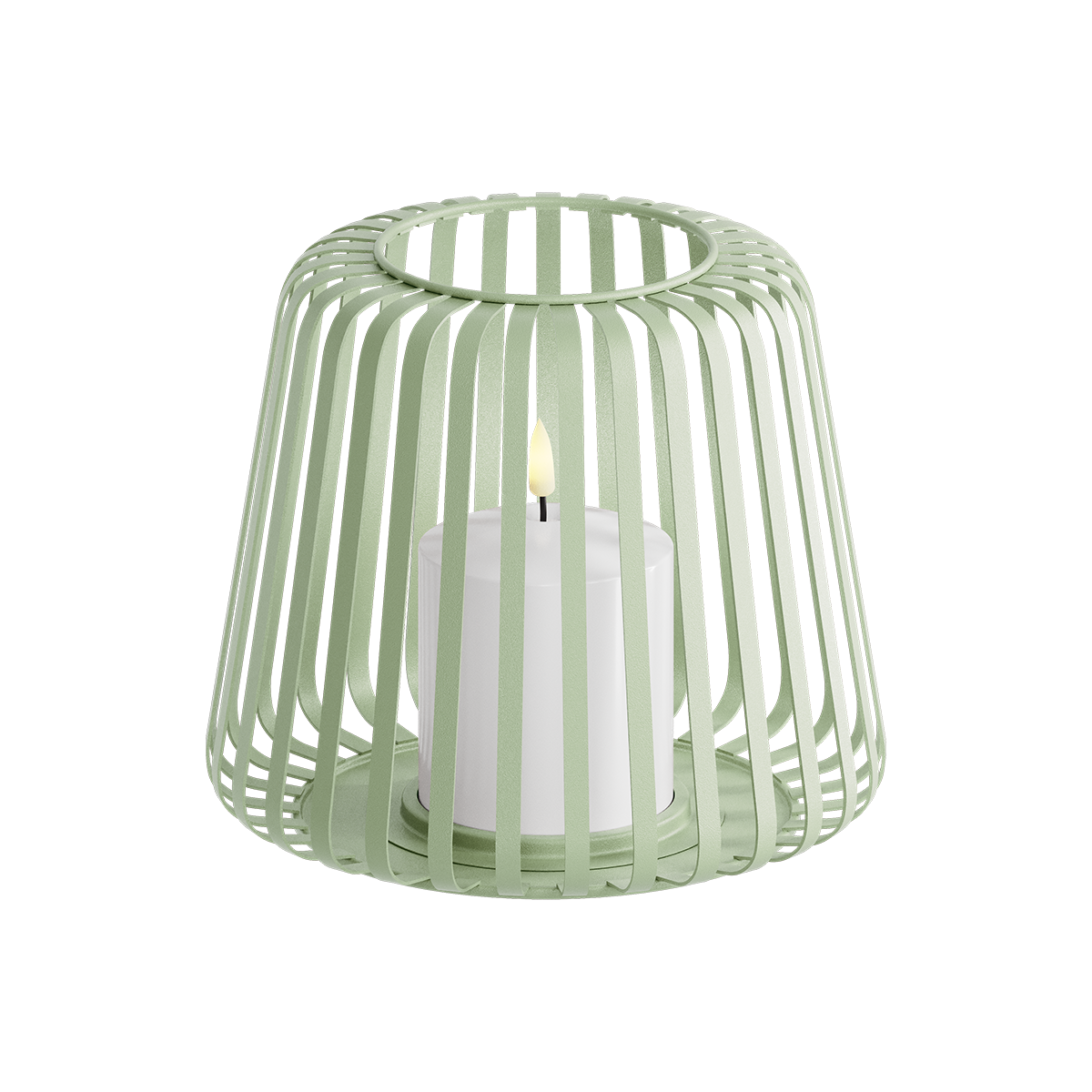 Lanterna LED Ø 20 x 17 cm Verde