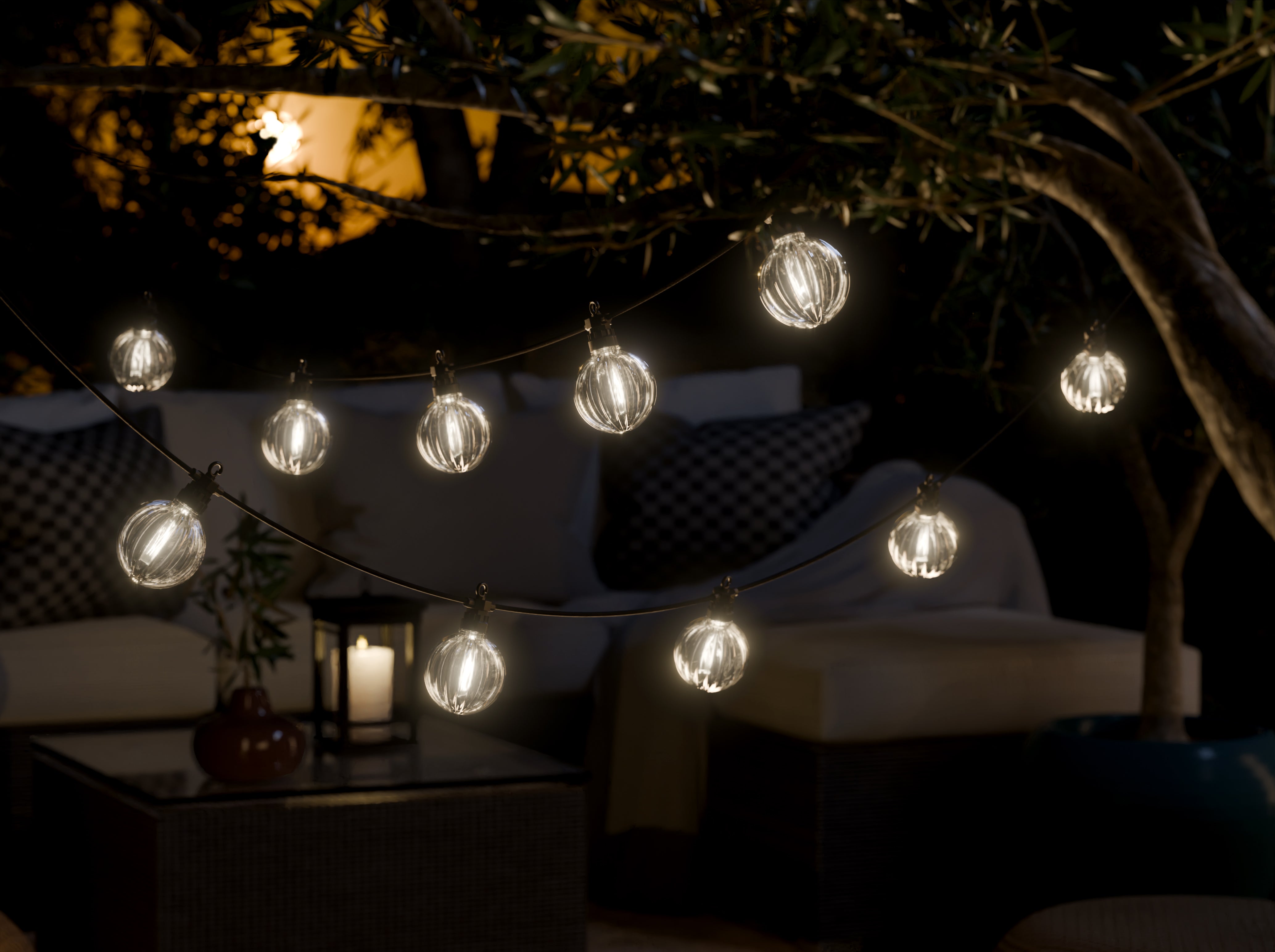 Eksklusiivne triibuline kerge kett Ø8 stardikomplekt