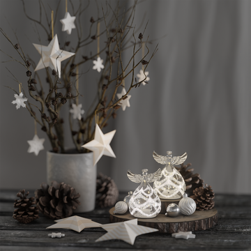 Deluxe Homeart Glassengler 2 stk 1