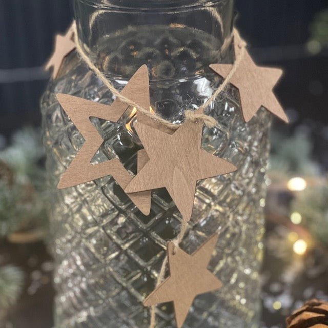 Deko nöör tähtedega 1m Deluxe Homeart 1