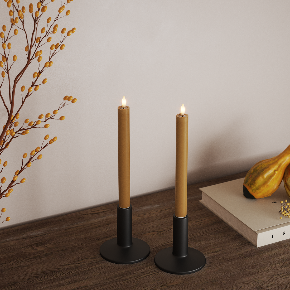 Deluxe Homeart Korunka LED 2 ks, Ø 2 x 24 cm Kariová LED korunkové světlo 4