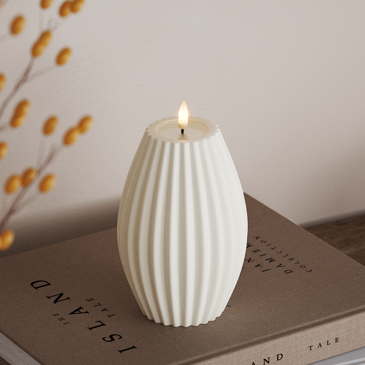 Deluxe Homeart Φωτιστικό αυλάκωσης LED D 10 x Υ 15 cm Λευκό Φως αυλακιού LED 3