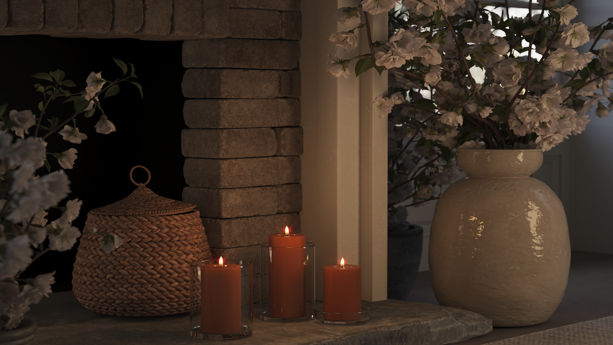 Naturlig tro LED Blokker lys med Wetlook ™ Design