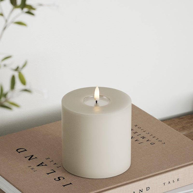 Deluxe Homeart LED blokové světlo Ø 10 x 10 cm Písková