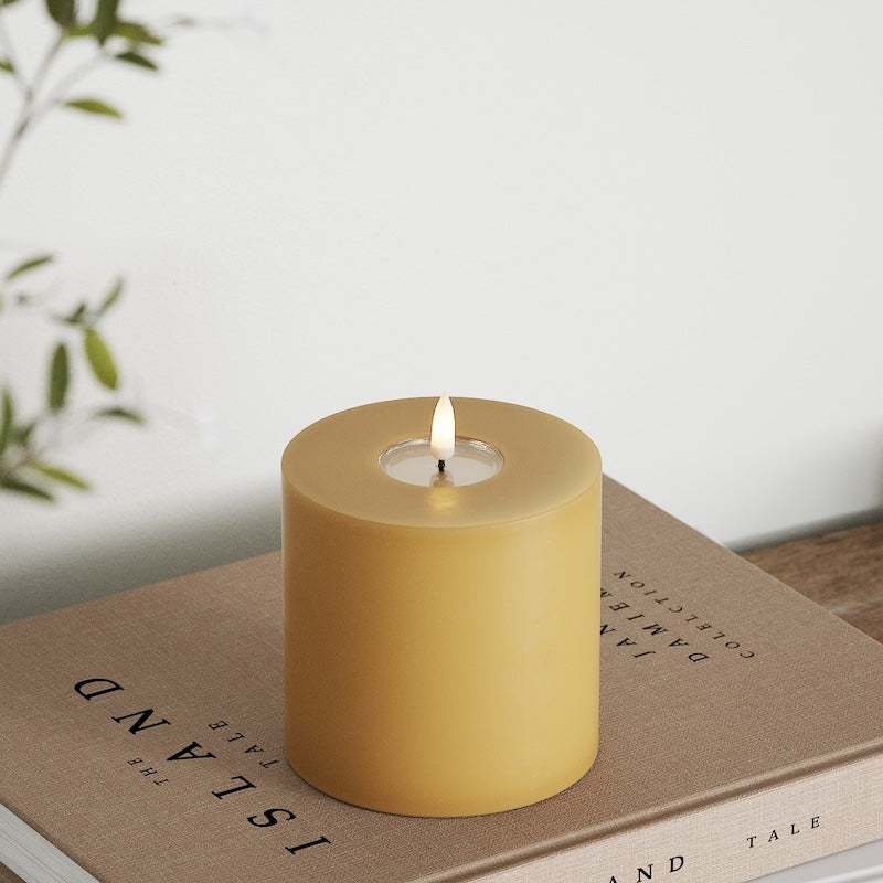 Deluxe Homeart LED blokové světlo Ø 10 x 10 cm Kariová