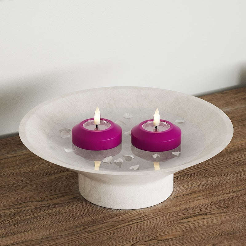 Deluxe Homeart Πλωτό φως LED Ø 6,1 cm (2 τεμ.) Βιολετί