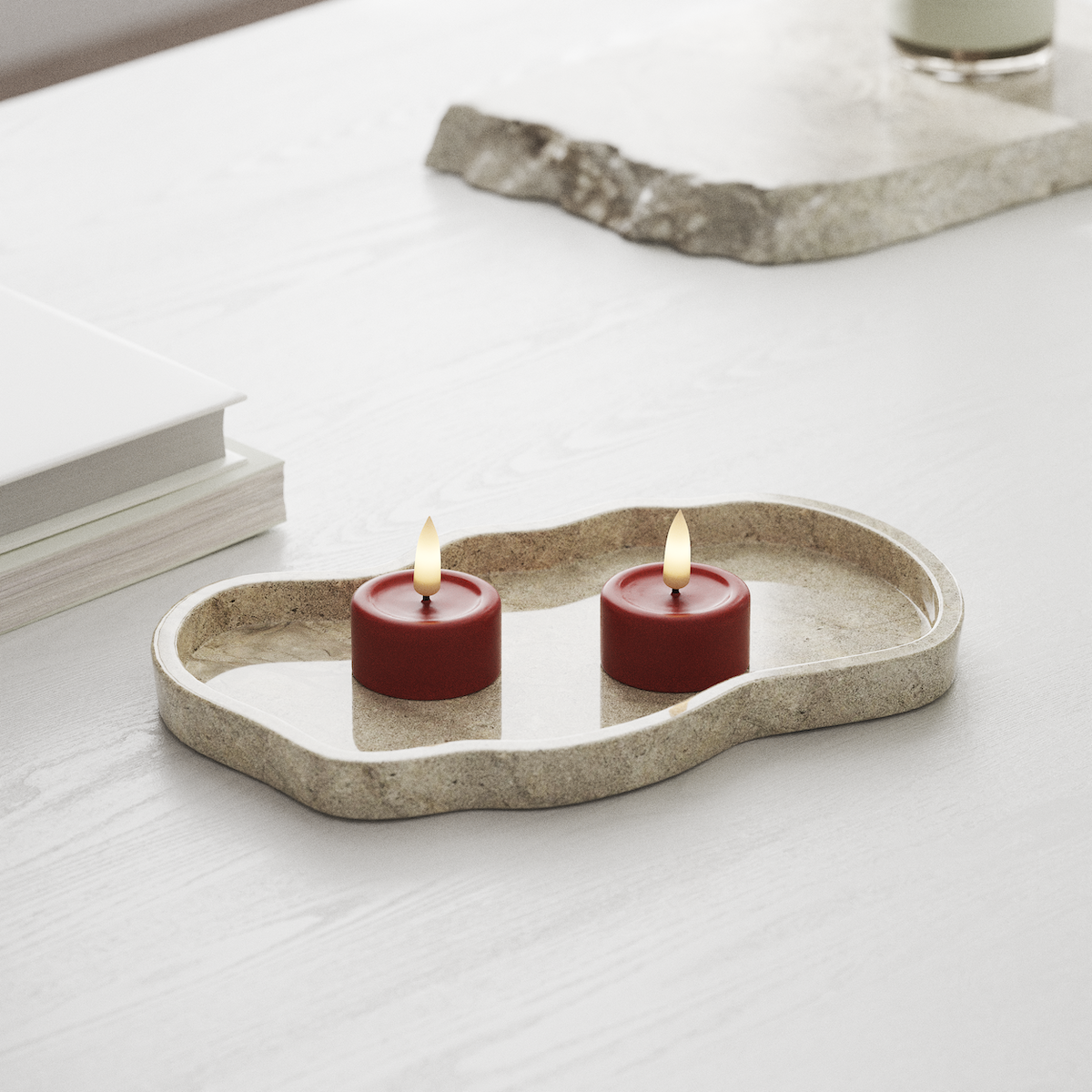 Deluxe Homeart Φωτιστικό τσαγιού LED 2 τεμ. Κόκκινο Φωτάκι τσαγιού LED 1