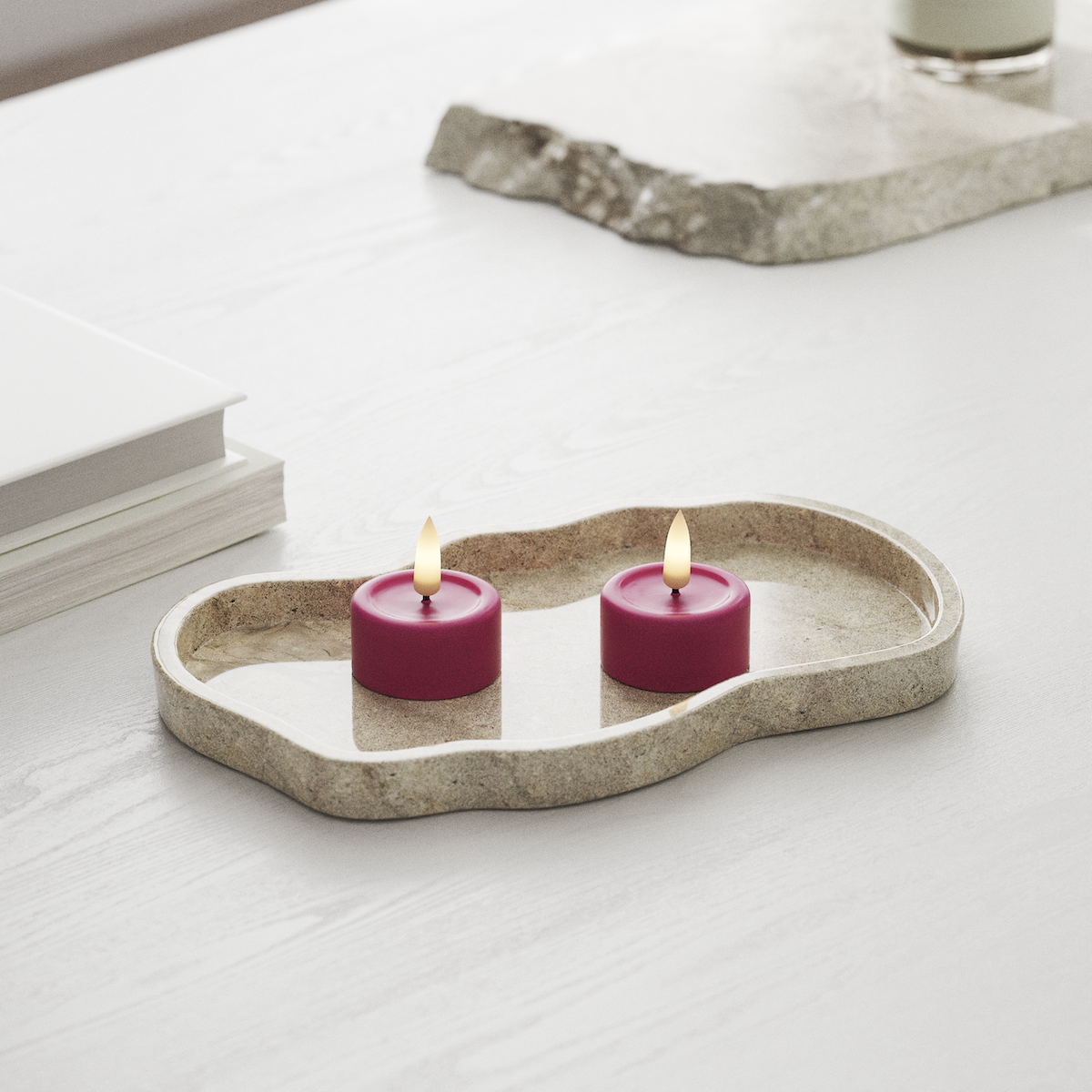 Deluxe Homeart Φωτιστικό τσαγιού LED 2 τεμ. Μαγέντα Φωτάκι τσαγιού LED 1