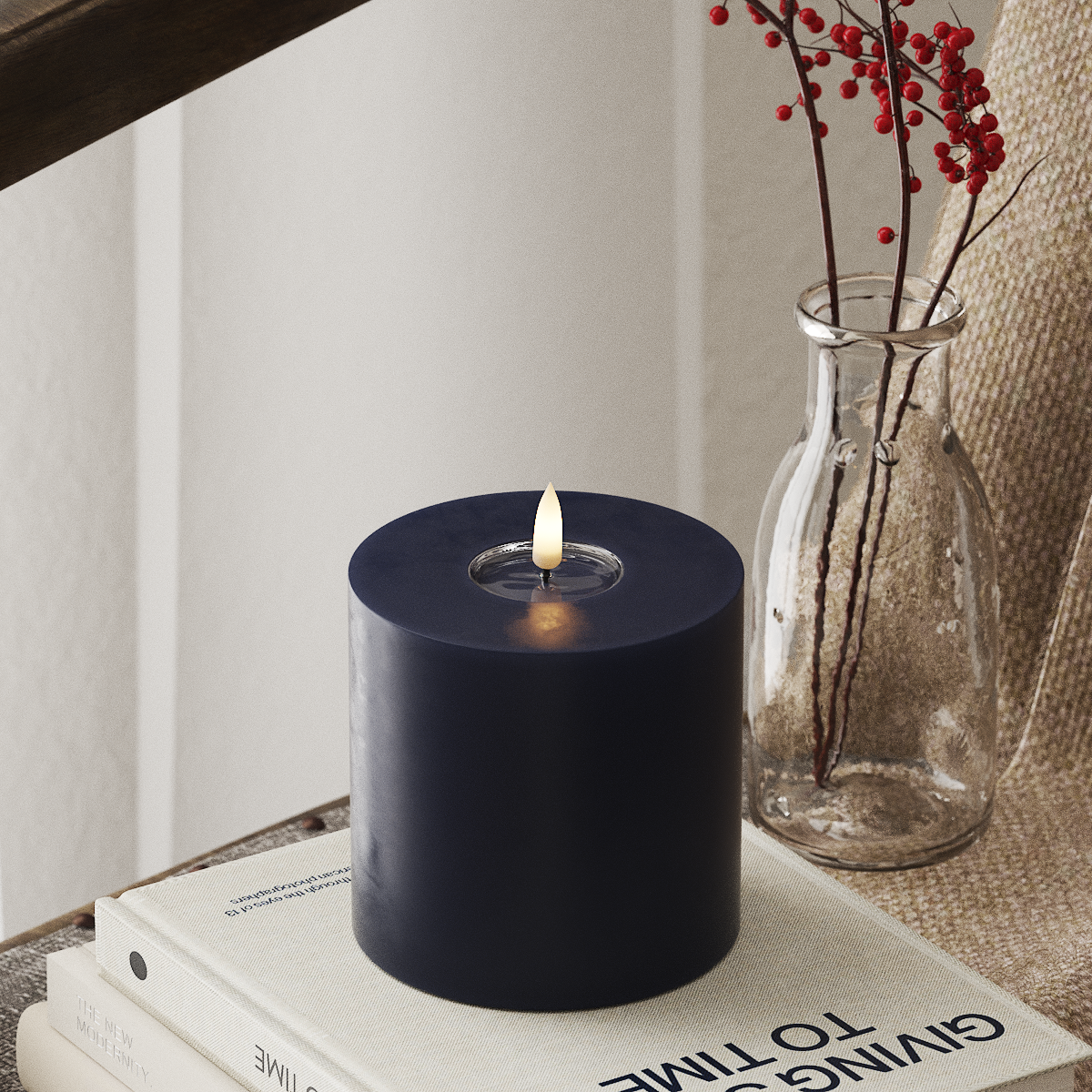 Deluxe Homeart LED plokkvalgusti Ø 10 x 10 cm Kuninglik sinine LED-ploki tuli 4