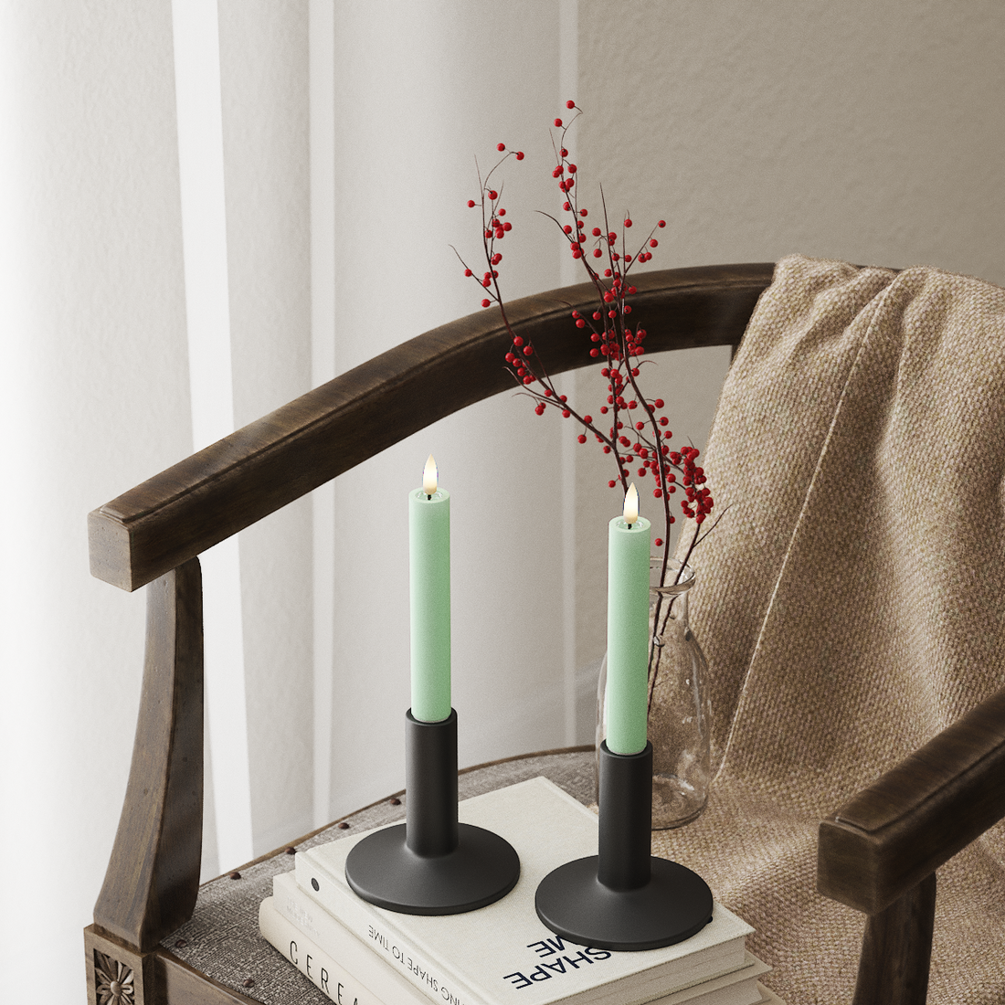 Deluxe Homeart LED Crown valgusti 2 tk, Ø 2 x 15 cm Münt LED-kroonvalgusti 4