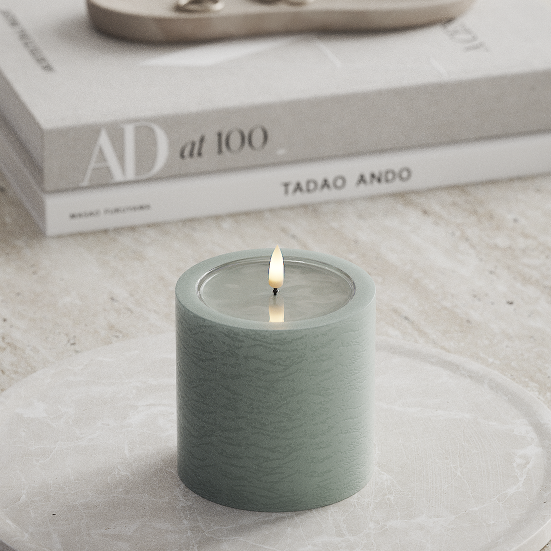 Deluxe Homeart Unique LED plokkvalgusti D 10 x 10 cm Salveiroheline unique plokk tuli 3