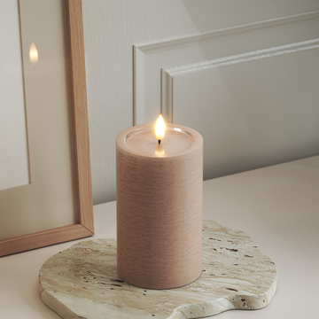 Deluxe Homeart Unique LED Blokklys D 7,5 x 12,5 cm Rose unique blokklys 3