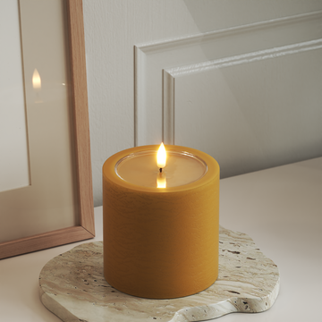 Deluxe Homeart Unique Φωτιστικό μπλοκ LED D 10 x 10 cm Κάρι unique φως μπλοκ 3